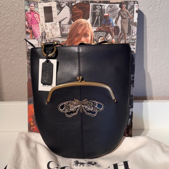 Coach Handbags - Coach 1941 X Chelsea Champlain Tattoo Bonnie Cashin Kisslock Sling Bag